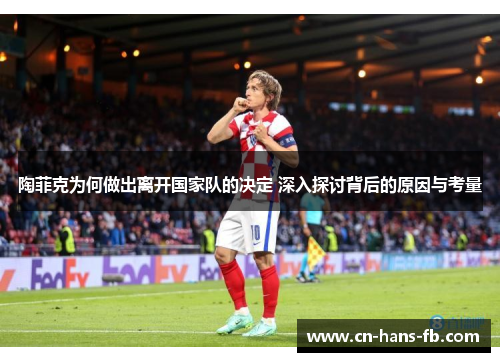 陶菲克为何做出离开国家队的决定 深入探讨背后的原因与考量 陶菲克为何做出离开国家队的决定 深入探讨背后的原因与考量
