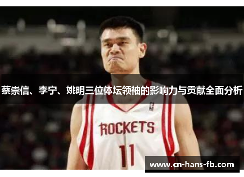 蔡崇信、李宁、姚明三位体坛领袖的影响力与贡献全面分析